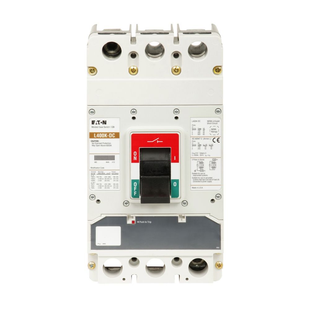 LGEDC3600FAG - Cutler Hammer Feed-Thru 600 Amp 3 Pole Circuit Breaker - Essential Electric Supply