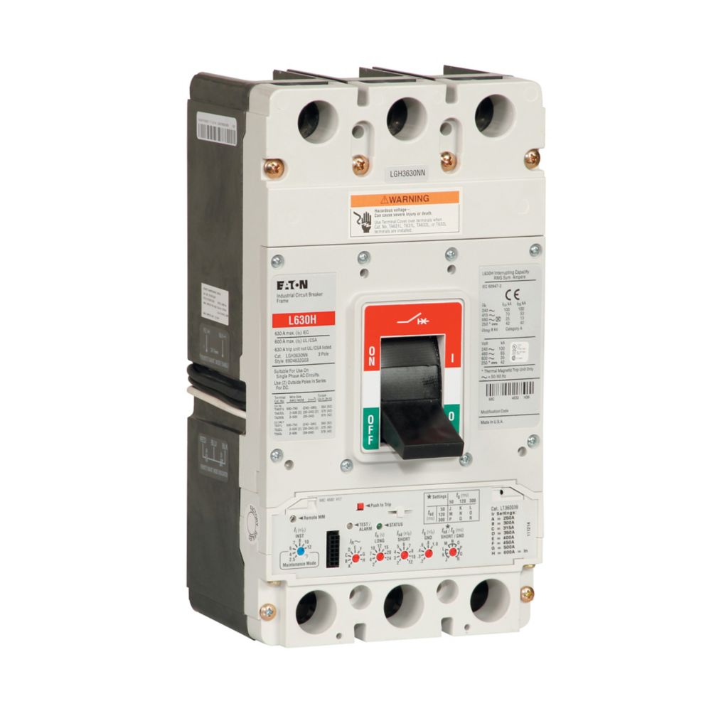 Cutler Hammer LGH3500AAG Circuit Breaker | 600V 500A 3P 65kA@480V Feed-Thru Series G