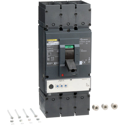 Square D LGL36600U33X Circuit Breaker | 600V 600A 3P 35kA@480V Feed-Thru Powerpact