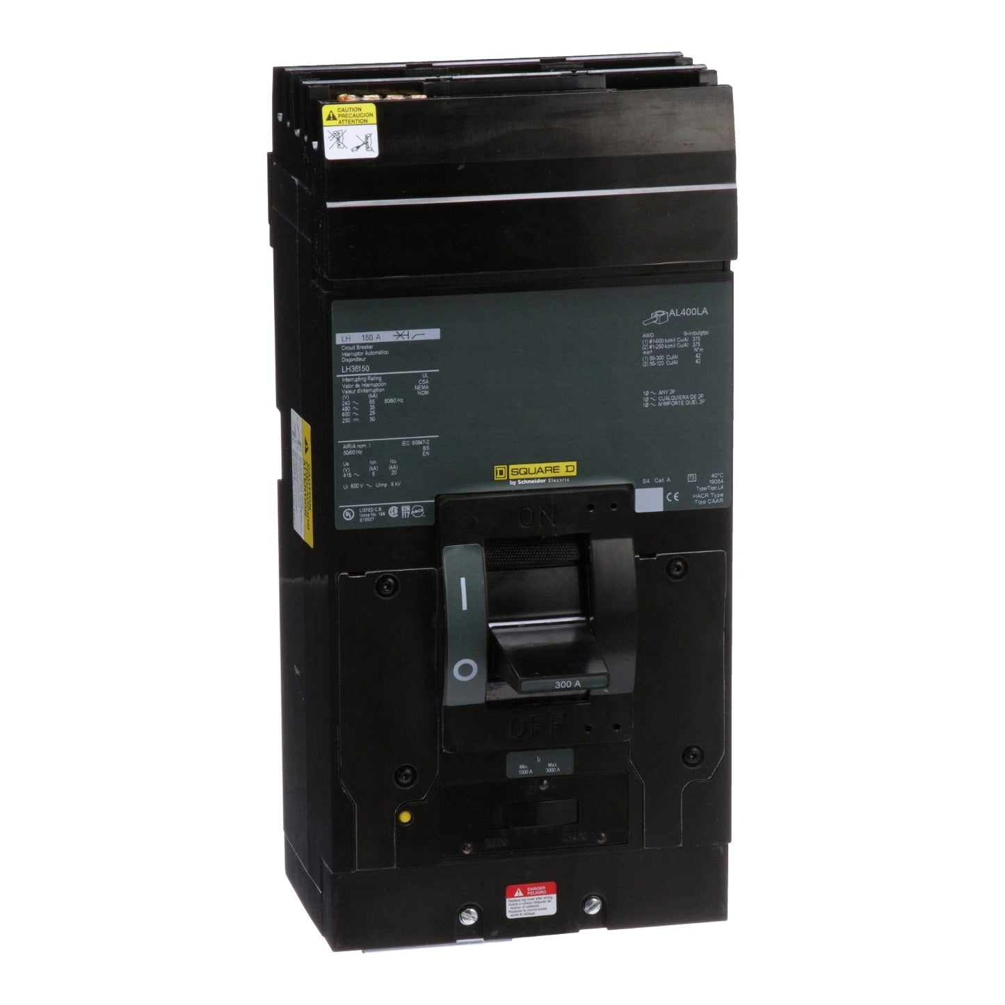 Square D LH36150 Circuit Breaker | 600V 150A 3P 35kA@480V I-Line