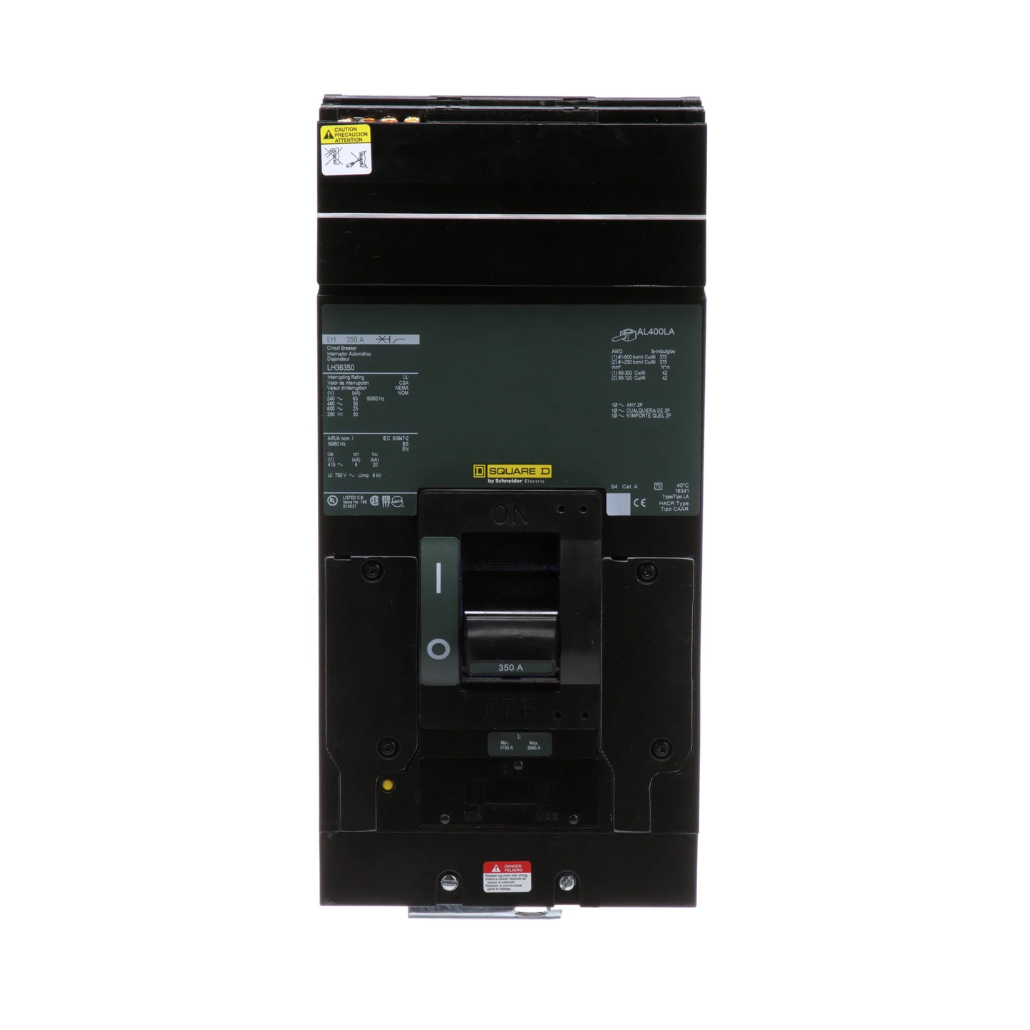 Square D LH36350 Circuit Breaker | 600V 350A 3P 35kA@480V I-Line