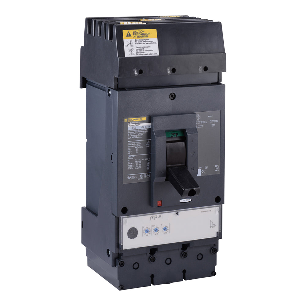 Square D LJA36250CU33X Circuit Breaker | Powerpact LJA 600V 250A