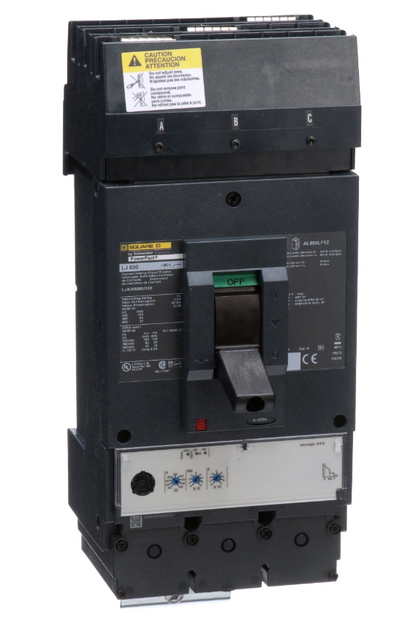 Square D LJA36600U33X Circuit Breaker | 600V 600A 3P 65kA@480V I-Line Style Plug-In Powerpact