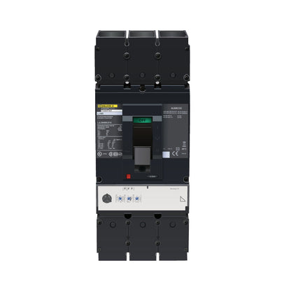 Square D LJL36400U31X Circuit Breaker | 600V 400A 3P 65kA@480V Feed-Thru Powerpact