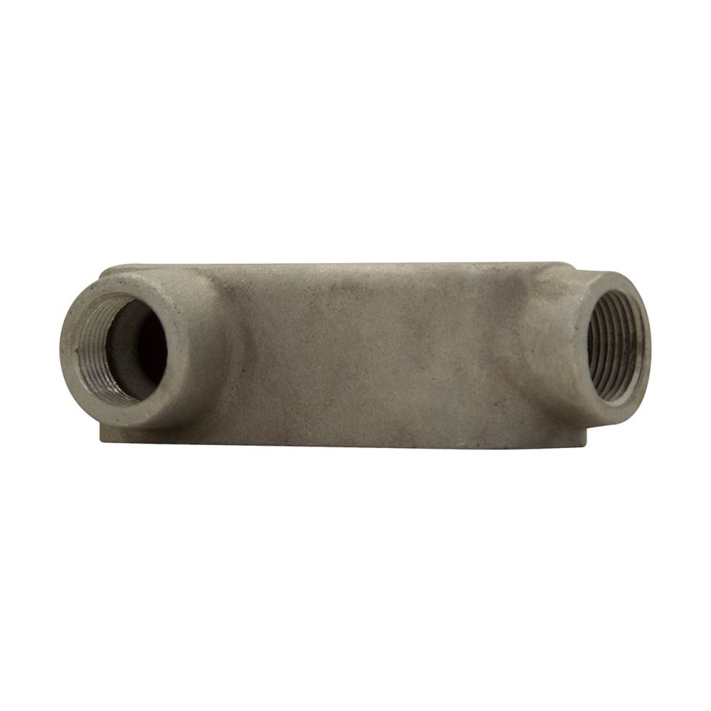 Crouse-Hinds LL49 Conduit Outlet Body | LL Shape 1-1/4" Threaded Copper-Free Aluminum Mark 9