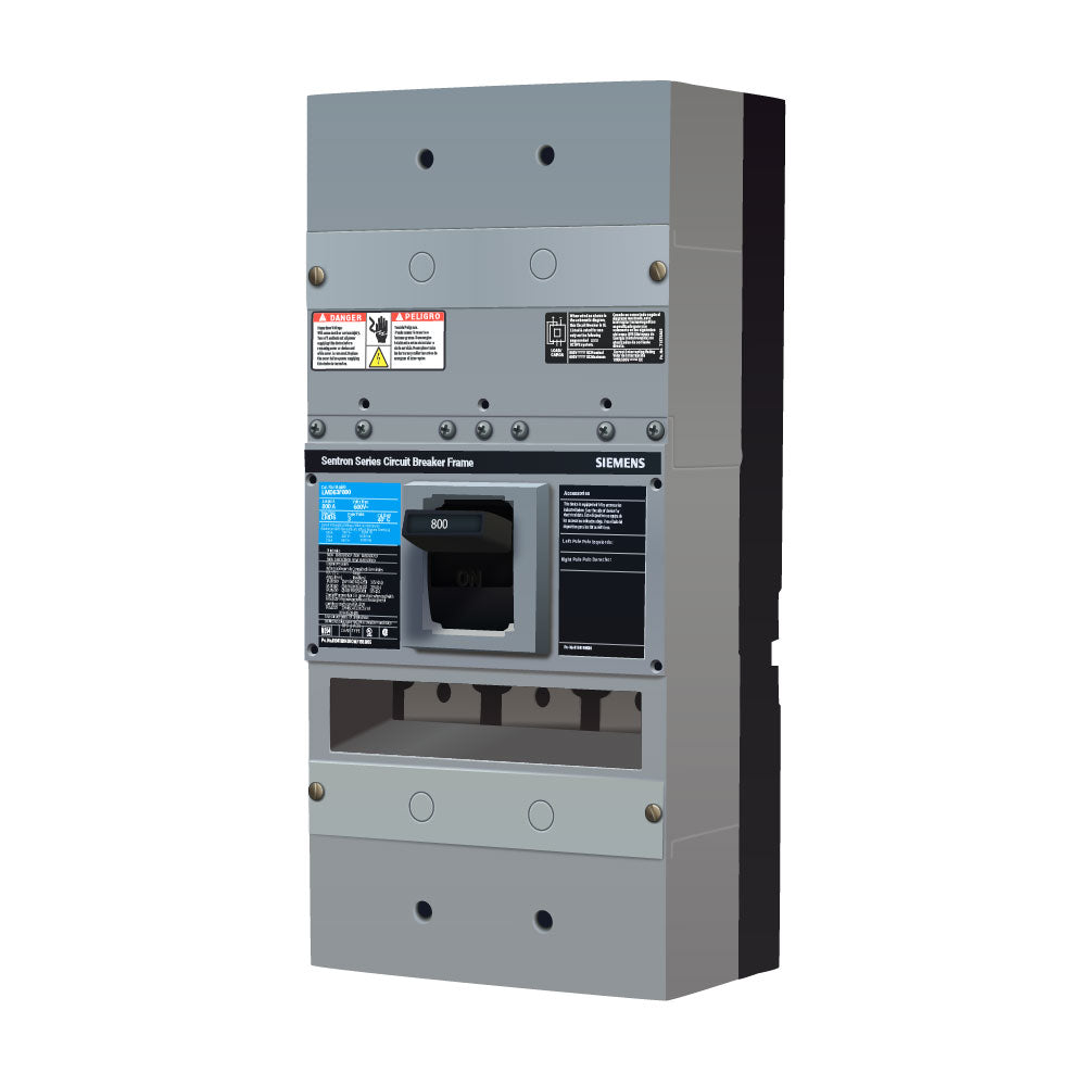 Siemens LMD63F800 Molded Case Circuit Breaker | 600V 800A 3P 50kA@480V Bolt-On Sentron Series