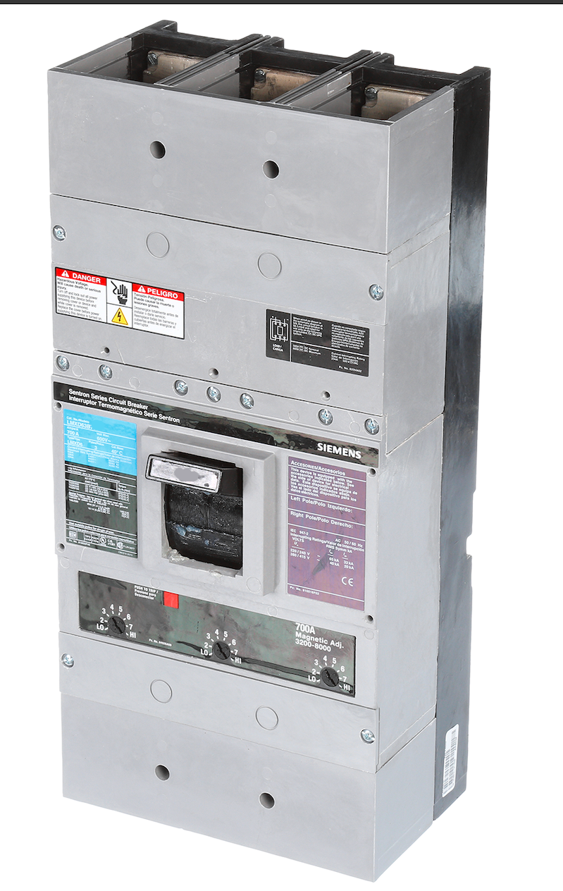 Siemens LMXD63B800L Circuit Breaker | 600V 800A 3P 50kA@480V Feed-Thru Sentron Series