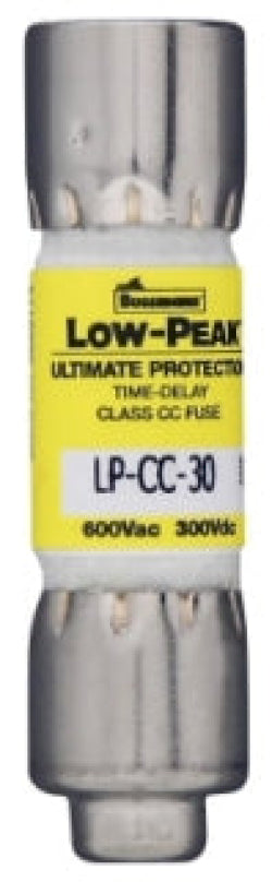Bussmann LP-CC-2 Low Voltage Low-Peak 600V 2A Fuse - Essential Electric Supply