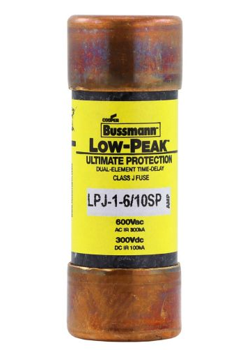 Bussmann LPJ-1-6/10SP Low Voltage Fuse 600V 1A 300kA@600V Low-Peak