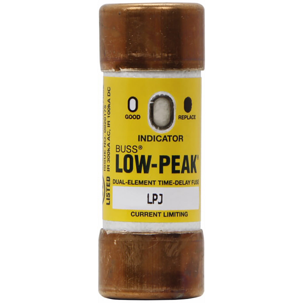 Bussmann LPJ-25SPI Low Voltage Fuse | 600V 25A 300kA@600V Low-Peak