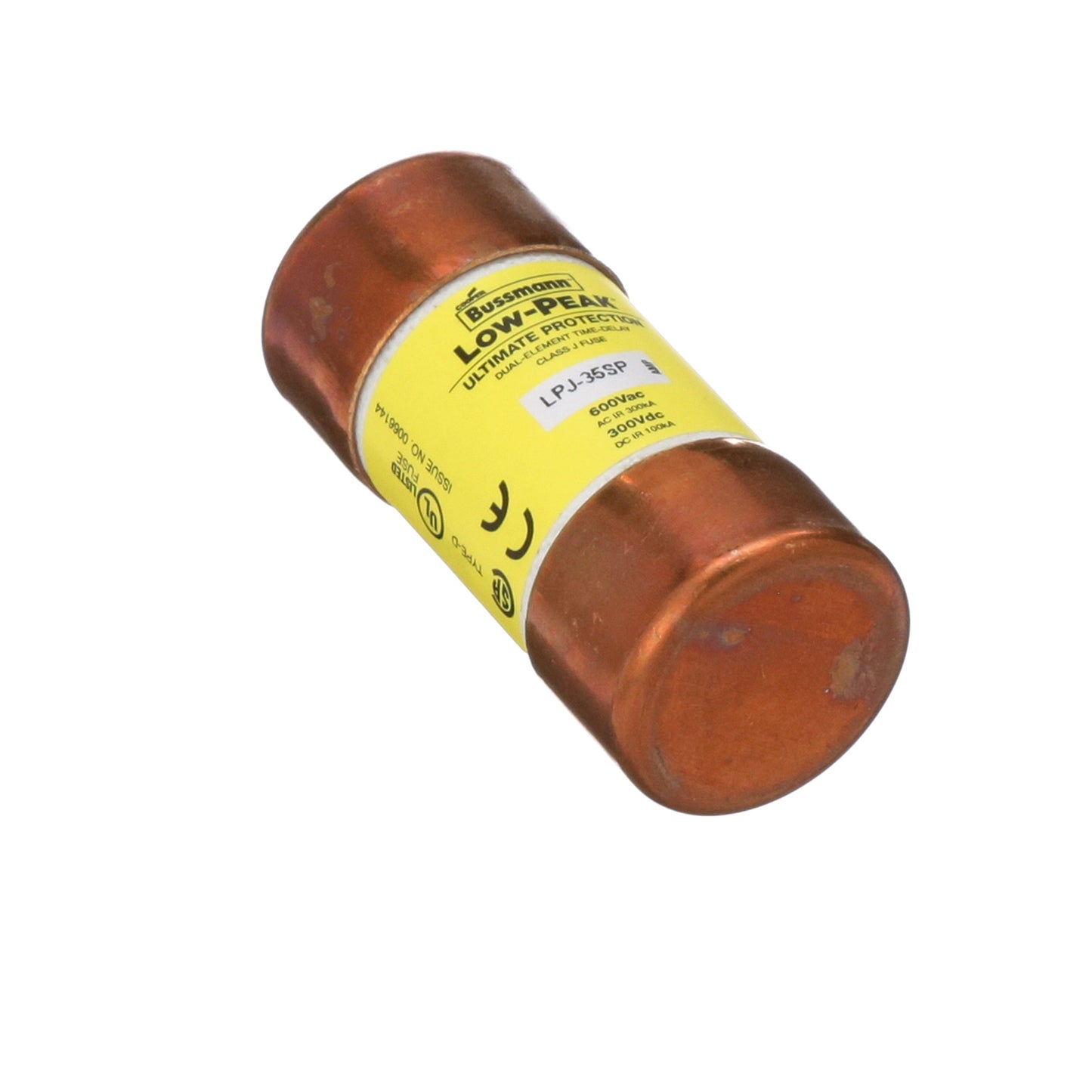 Bussmann LPJ-35SP Medium Voltage Fuse 600V 35A 300kA@600V Low-Peak