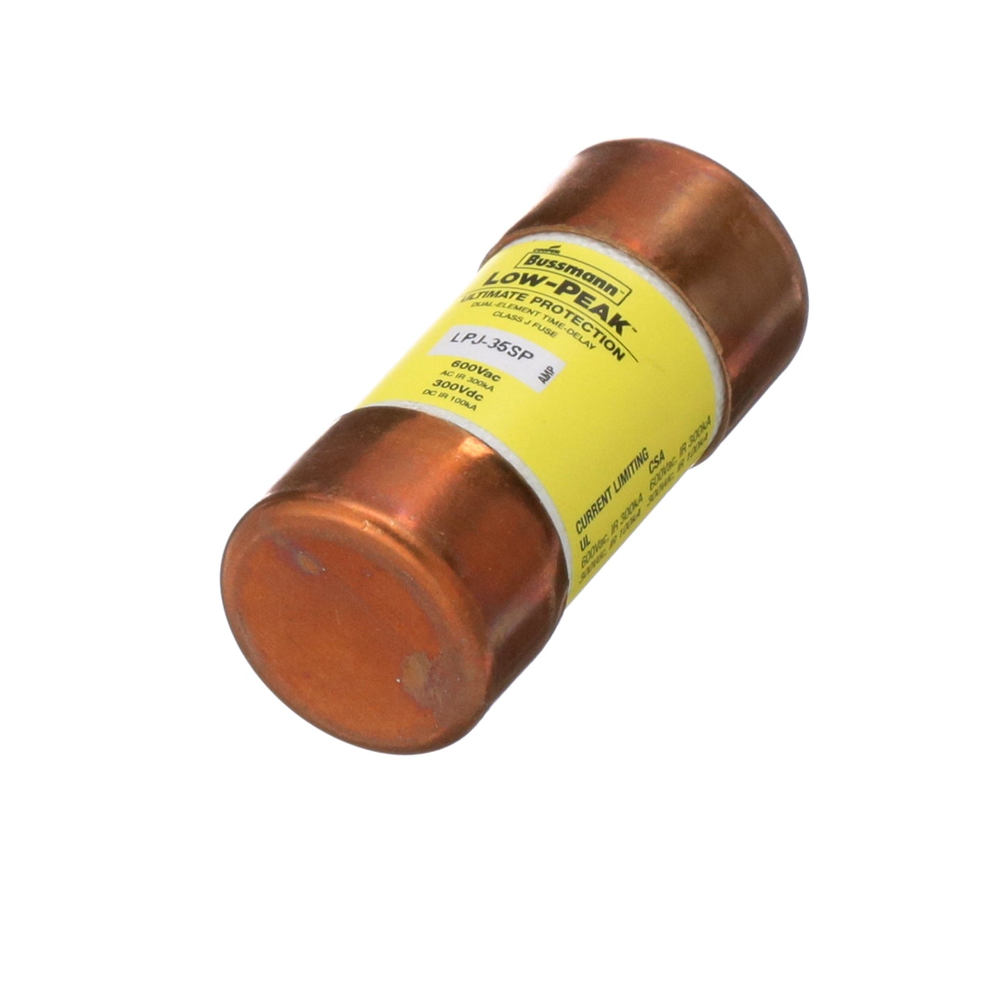Bussmann LPJ-35SP Medium Voltage Fuse 600V 35A 300kA@600V Low-Peak
