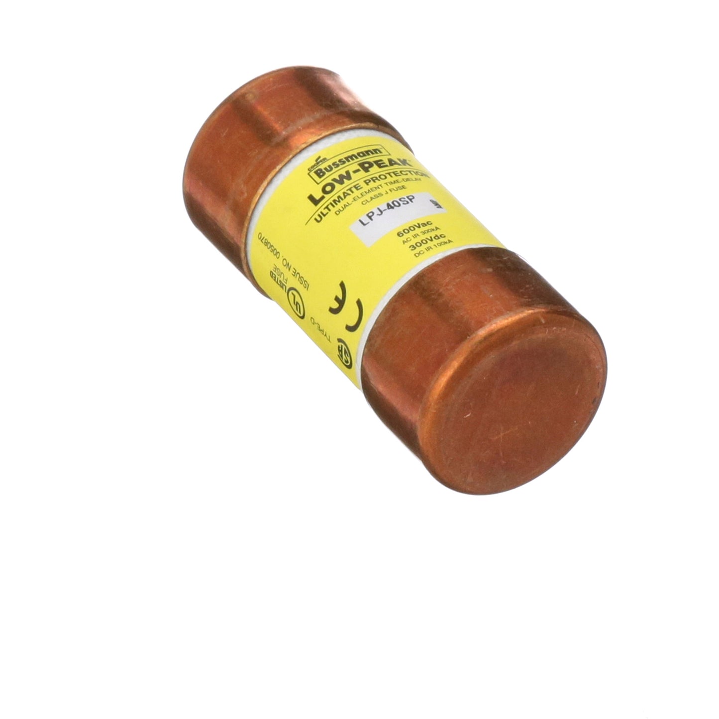 Bussmann LPJ-40SP Low Voltage Fuse 600V 40A 300kA@600V Low-Peak