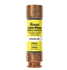Bussmann LPN-RK-1-6/10SP Low Voltage Fuse | 250V 1A 300kA@250V RK1 Low-Peak