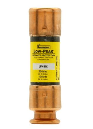 Cooper Bussmann LPN-RK-10 Fuse | 250V 10A 300kA@250V Low-Peak LPN-RK
