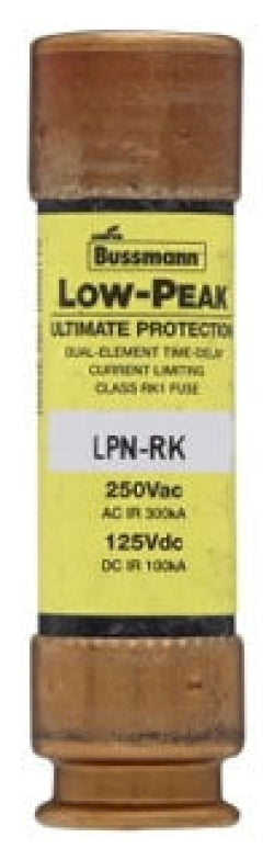 Cooper Bussmann LPN-RK-45SP Low Voltage Low-Peak 250V 45A Fuse - Essential Electric Supply