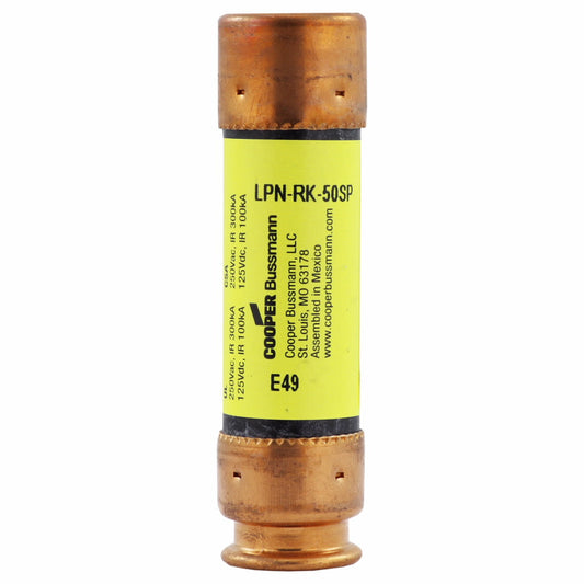Cooper Bussmann LPN-RK-50SP Low Voltage Low-Peak 250V 50A Fuse - Essential Electric Supply