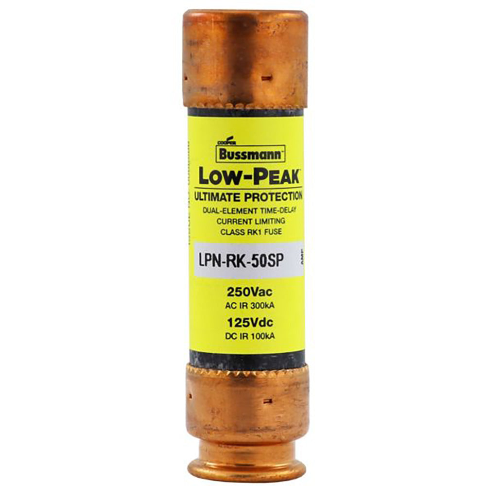 Bussmann LPN-RK-50SP Fuse | 250V 50A 300kA@250V RK1 Low-Peak