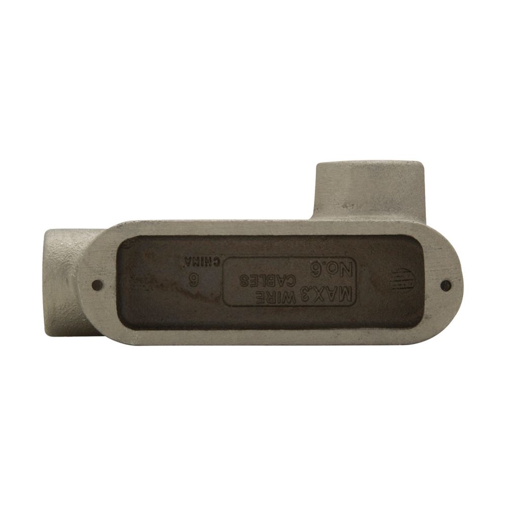 Crouse-Hinds LR19 Conduit Outlet Body | LR-Shaped 1/2-Inch Copper-Free Aluminum Mark 9