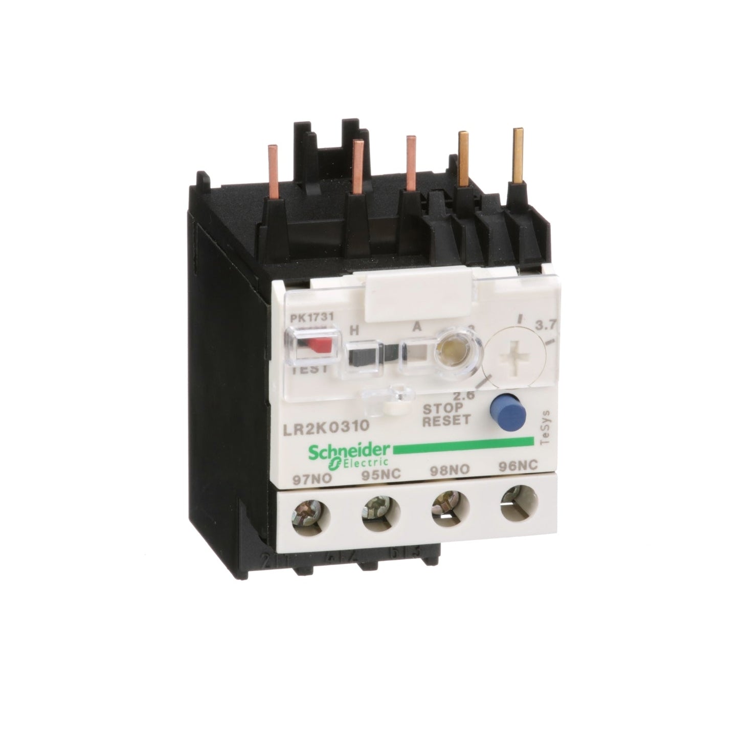 Telemecanique LR2K0310 Overload Relay | 2.6A-3.7A TeSys K