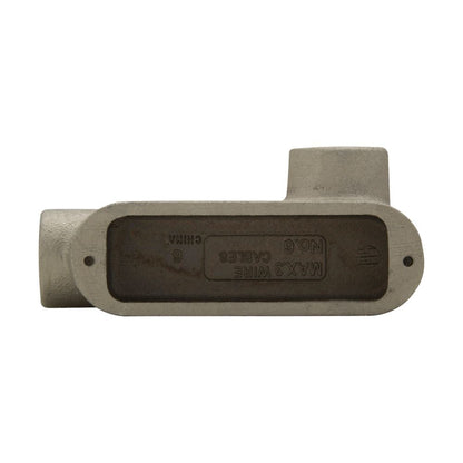 Crouse-Hinds LR49 Conduit Outlet Body Copper-Free Aluminum LR Shape 1-1/4" Hub Mark 9