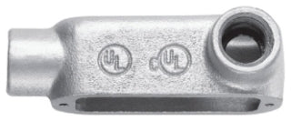 Crouse-Hinds LR50M Conduit & Fittings | LR Shape 1/2" Size Malleable Iron 35 Series
