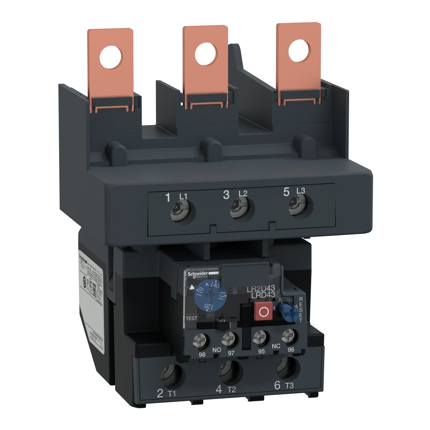 LRD4369 - Telemecanique Overload Relay Amp Min 110A - Amp Max 140A - Essential Electric Supply