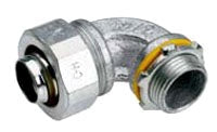 Crouse-Hinds LT15090SA Liquidtight Connector FMC 90Â° Malleable Iron 1-1/2"