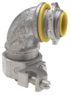 Crouse-Hinds LT40090G Liquidtight Connector Electrical Fitting 4-Inch 90-Degree