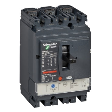 LV429634 - Schneider Electric Bolt-On 100 Amp 3 Pole Circuit Breaker - Essential Electric Supply