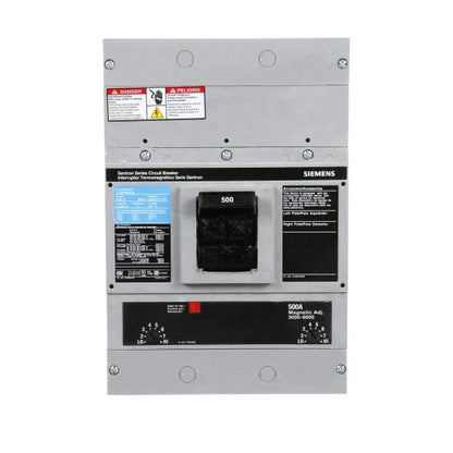 Siemens LXD62B600L Circuit Breaker | 600V 600A 2P 35kA@480V Feed-Thru Sentron Series