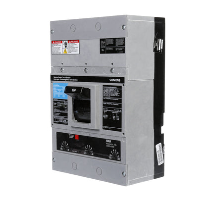 Siemens LXD63B600H Molded Case Circuit Breaker | 600V 600A 3P 35kA@480V Bolt-On Sentron Series
