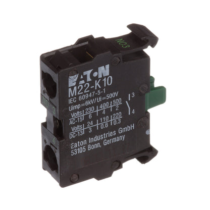 Cutler Hammer M22-K10 Motor Control Contact Block