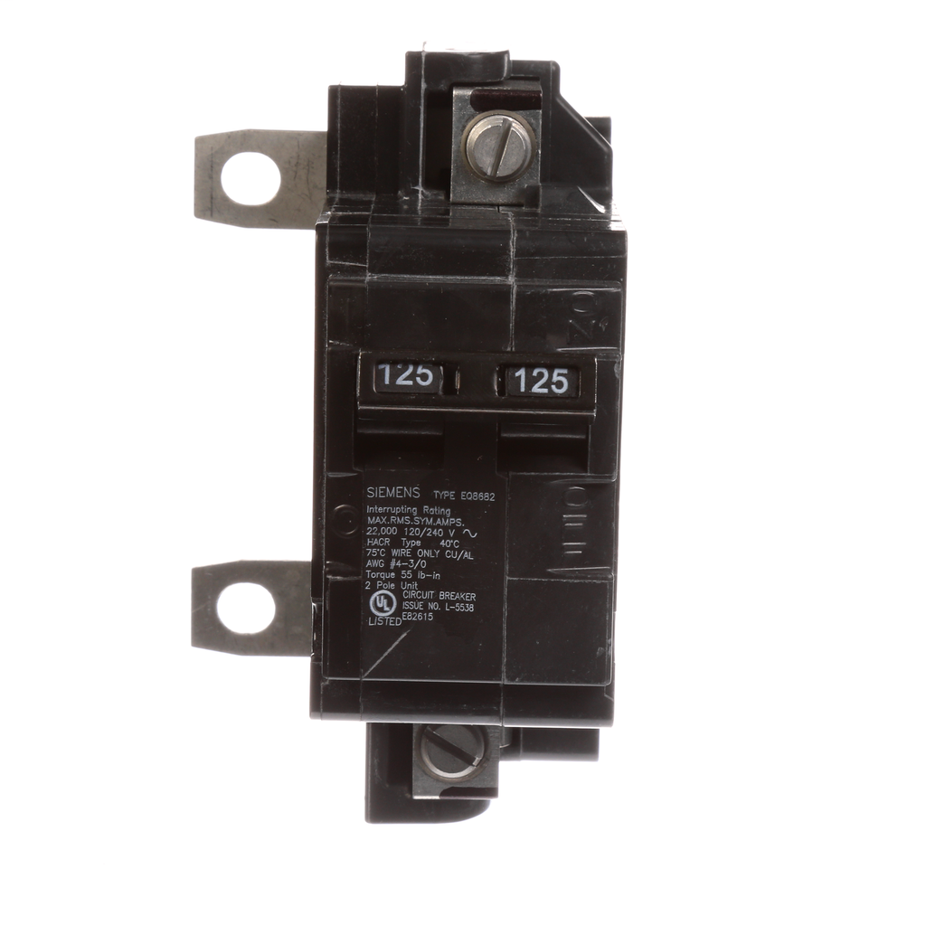 MBK125A - SIemens Plug-In 125 Amp 2 Pole Circuit Breaker - Essential Electric Supply