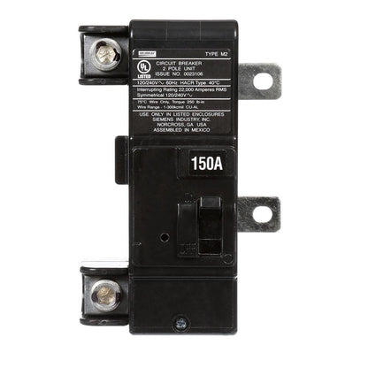 Siemens MBK150M Circuit Breaker | 240V 150A 2P 22kA@240V Plug-In MBK Series