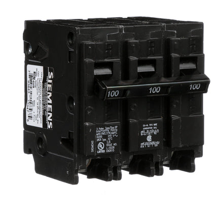 Siemens MBK3100 Molded Case Circuit Breaker | 240V 100A 3P 10kA@240V Bolt-On MBK Series