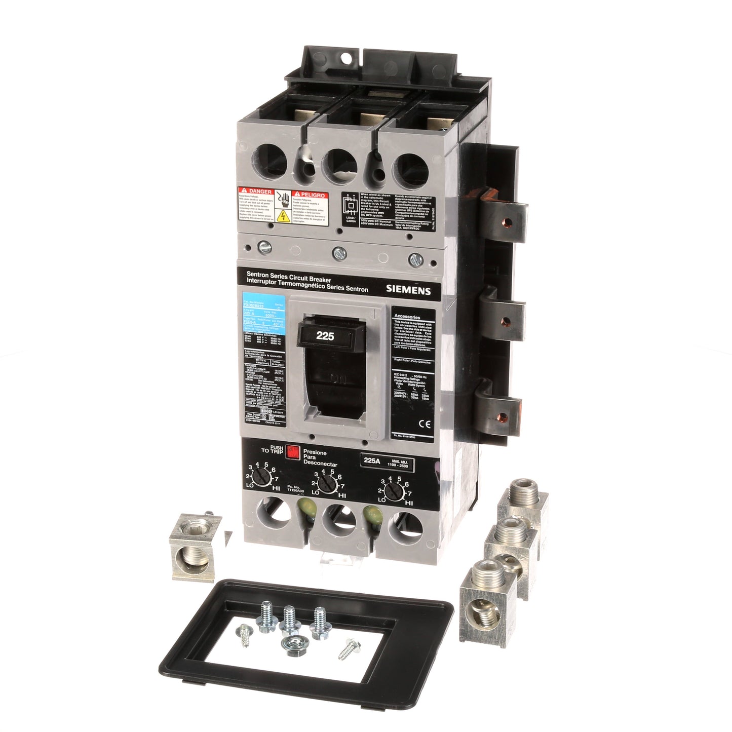 Siemens MBKFD3225A Circuit Breaker | 3P 225A 600V FXD6