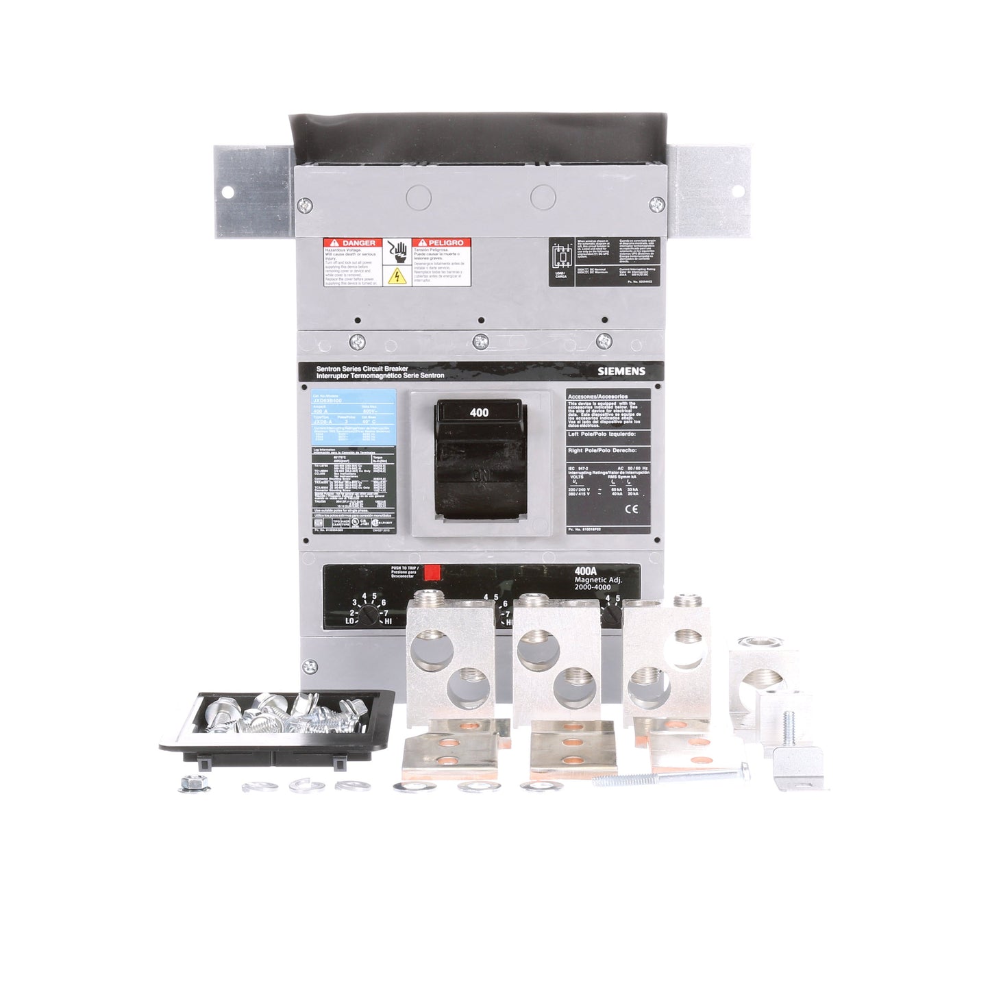 Siemens MBKJD3400A Circuit Breaker | 600V 400A 3P 35kA@480V Bolt-On MBK Series