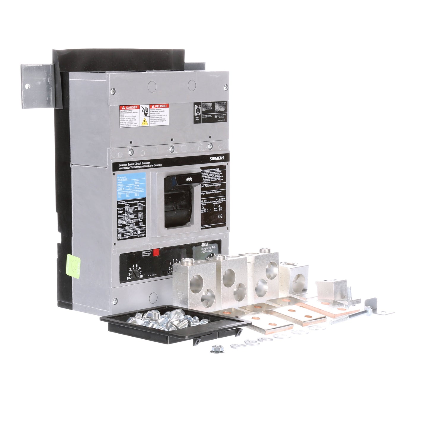 Siemens MBKJD3400A Circuit Breaker | 600V 400A 3P 35kA@480V Bolt-On MBK Series