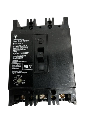 Cutler Hammer MCP03150R Circuit Breaker | 600V 15A 3P 65kA@480V Bolt-On MCP Series
