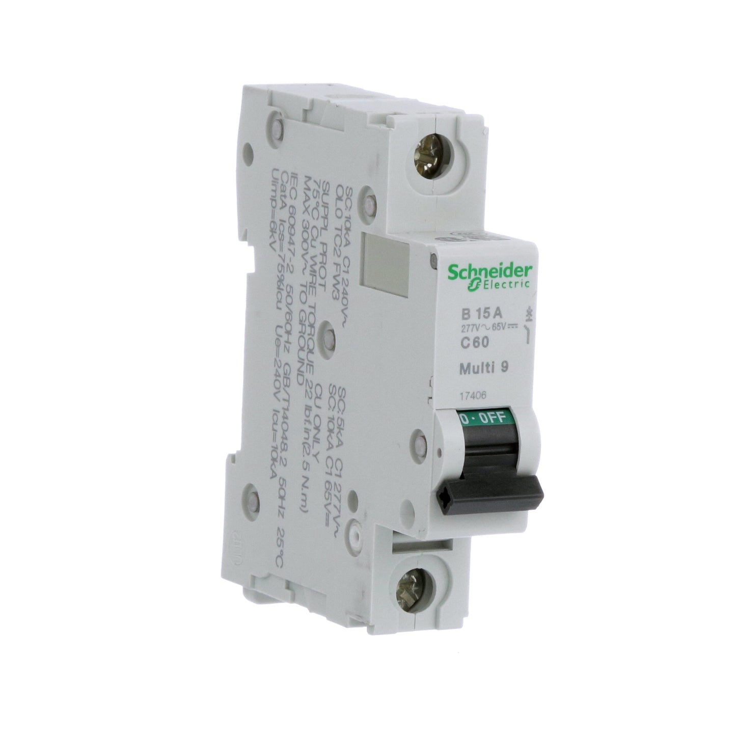 Schneider Electric MG17406 Circuit Breaker | Multi9 MG 240V 15A