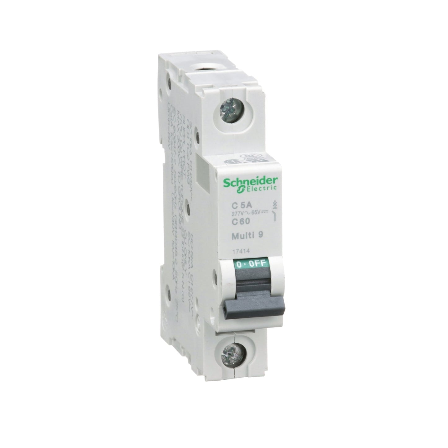 MG17414 - Schneider Electric Bolt-On 240V 5A 1 pole circuit breaker 10kA@240V - Essential Electric Supply