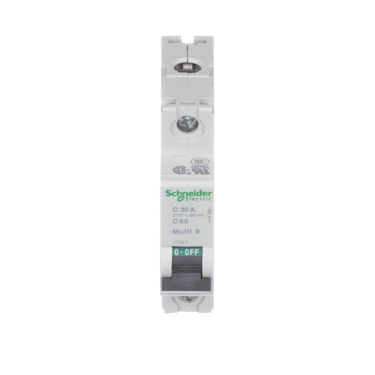 Schneider Electric MG17417 Circuit Breaker | 240V 30A 1P 10kA@240V Bolt-On Multi9