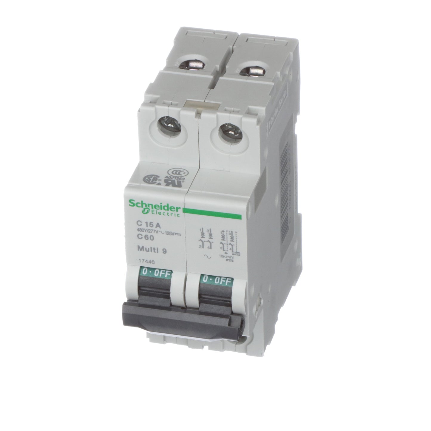 Schneider Electric MG17446 Circuit Breaker | Multi9 MG 240V 15A