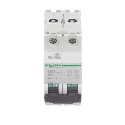 Schneider Electric MG17447 Circuit Breaker | 240V 30A 2P 10kA@240V Bolt-On Multi9