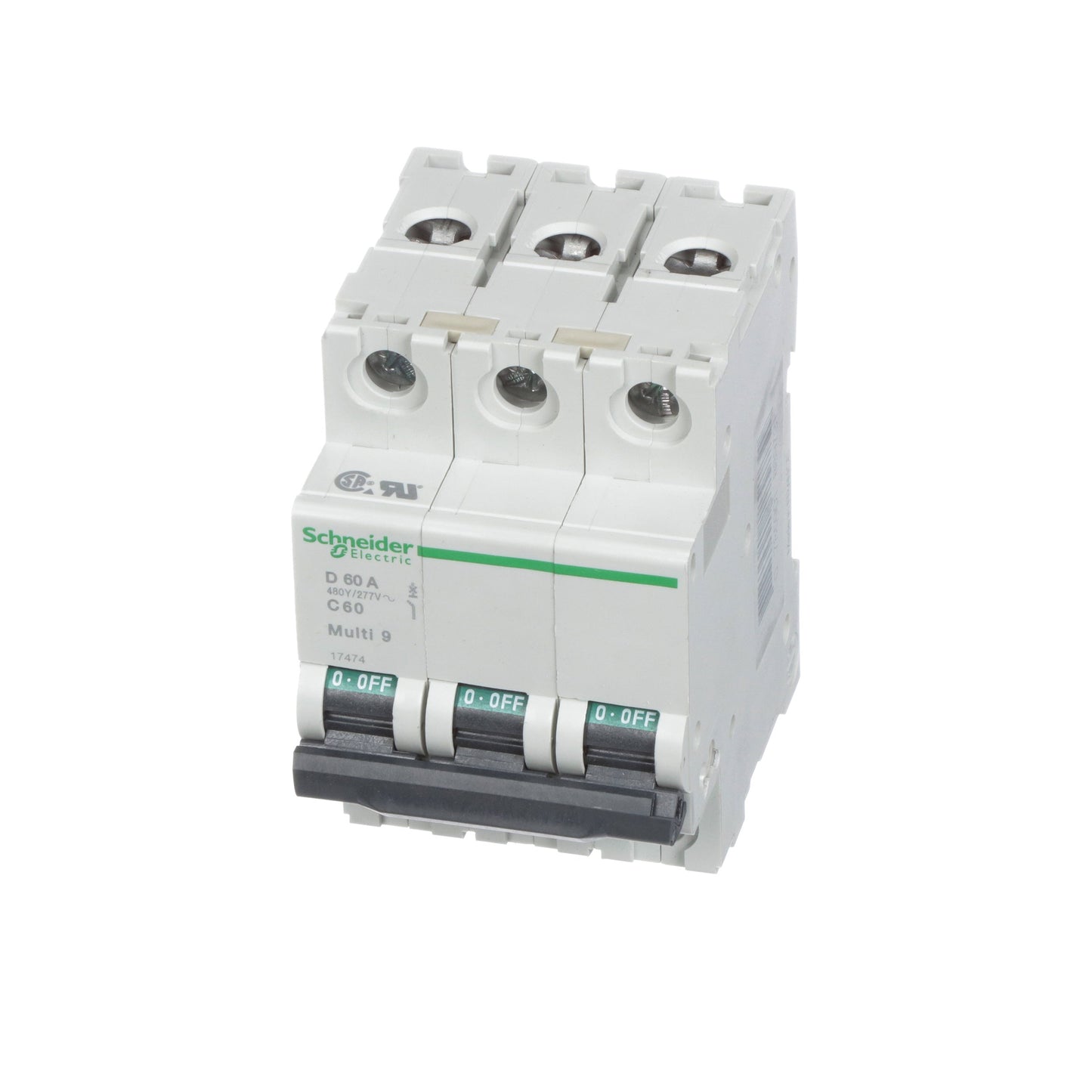 Schneider Electric MG17474 Circuit Breaker | 240V 60A 3P 10kA@240V Bolt-On