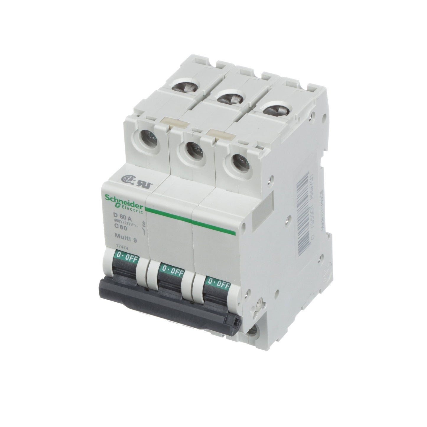 Schneider Electric MG17474 Circuit Breaker | 240V 60A 3P 10kA@240V Bolt-On
