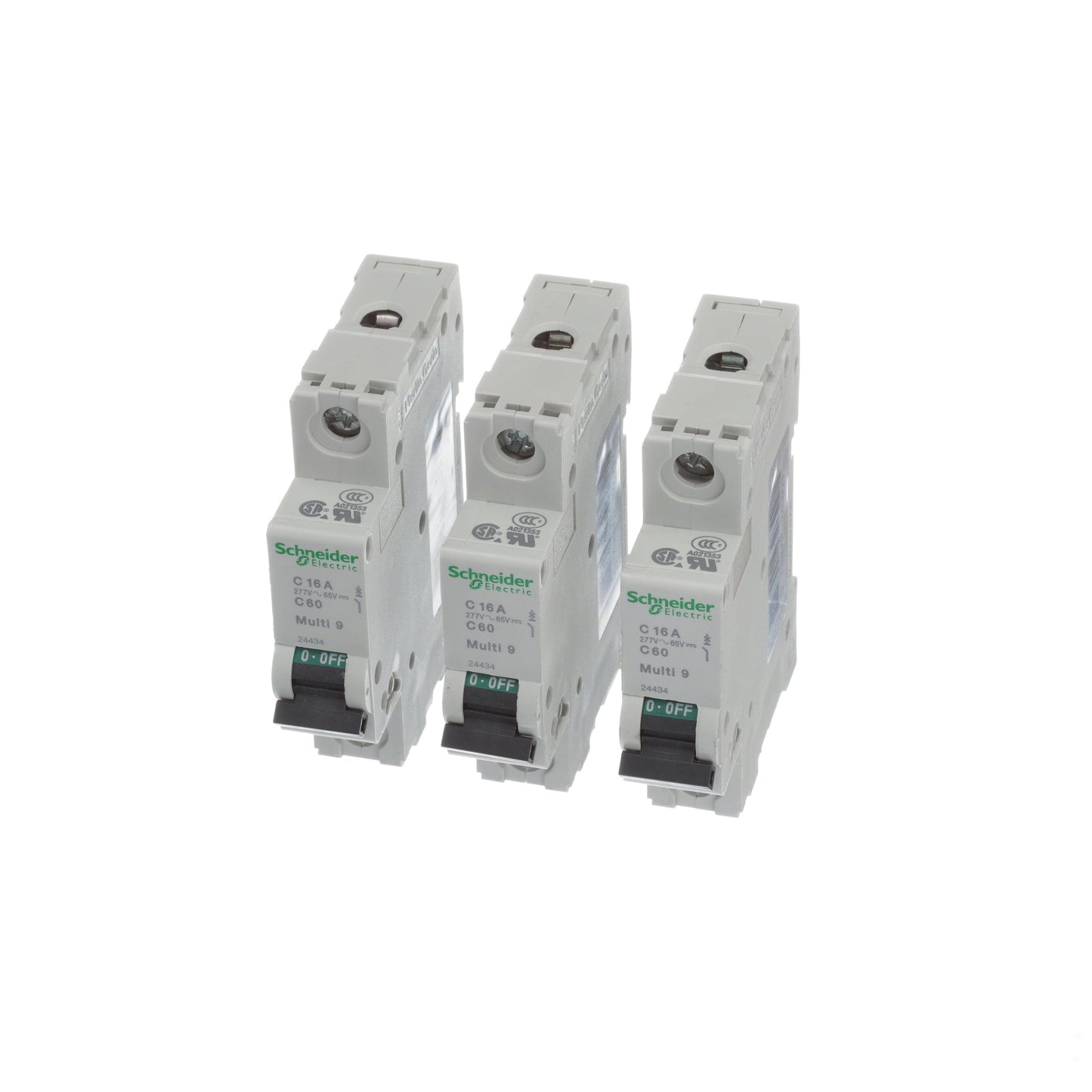 Schneider Electric MG24434 Circuit Breaker | 240V 16A 1P 10kA@240V Bolt-On Multi9