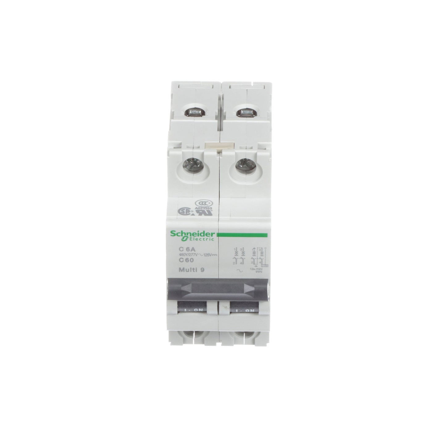 Schneider Electric MG24447 Circuit Breaker | 240V 6A 2P 10kA@240V Bolt-On