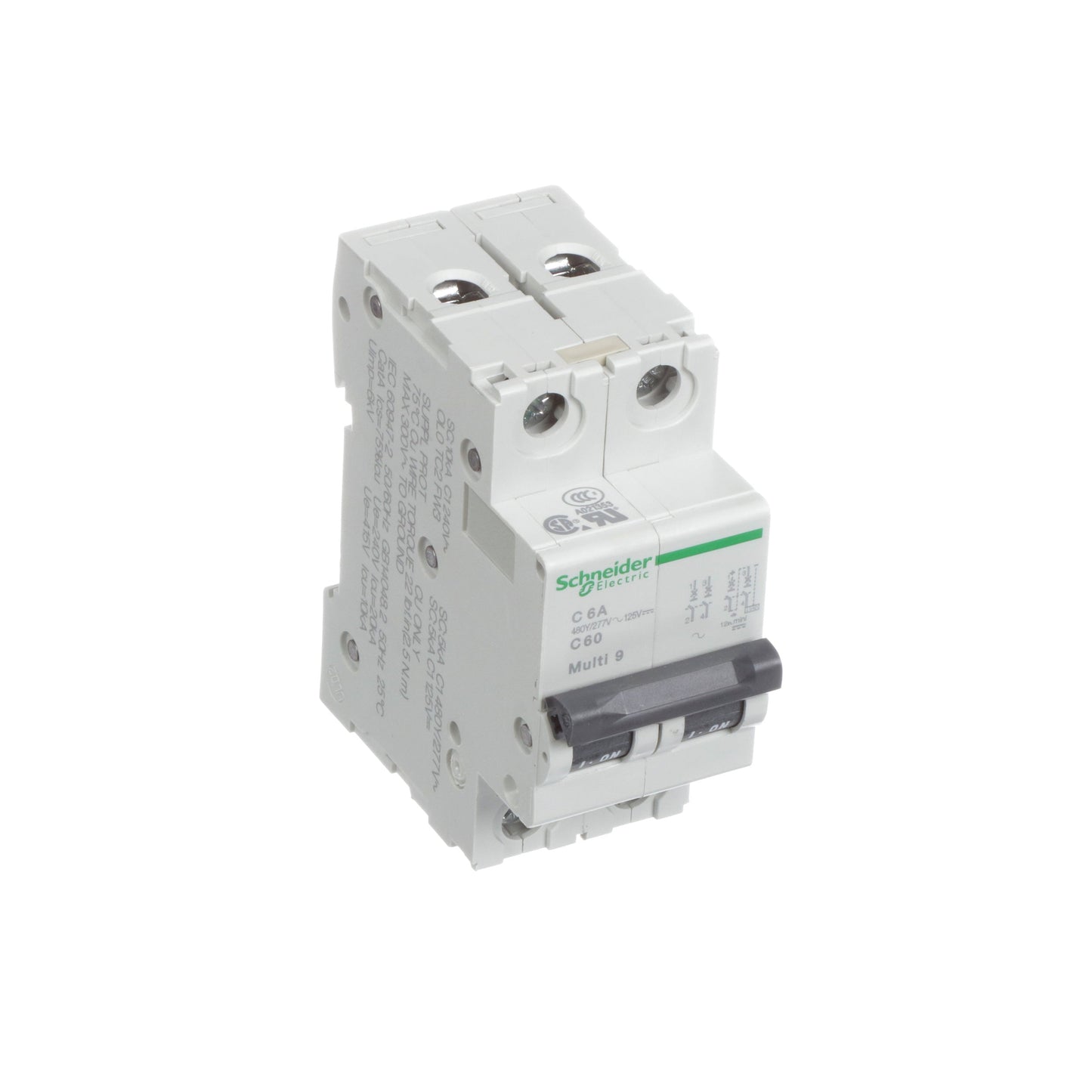Schneider Electric MG24447 Circuit Breaker | 240V 6A 2P 10kA@240V Bolt-On